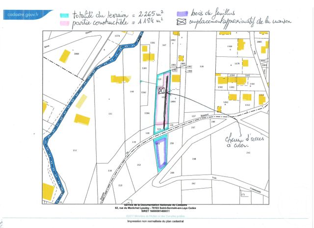 Afficher la photo en grand terrain à vendre - 2265.0 m2 - LAVELANET - 09 - MIDI-PYRENEES - Century 21 L'Agence